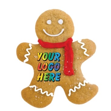 Gingerbread Man Gift Shop Magnet w/ Full Magnetic Back (8 Square Inch)