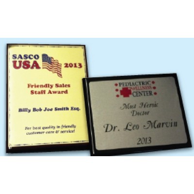 Piano Finish Cherry Plaque (7" x 9")