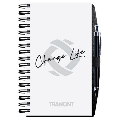 Gloss Cover Journals w/100 Sheets & Pen (5 ¼"x 8 ¼")