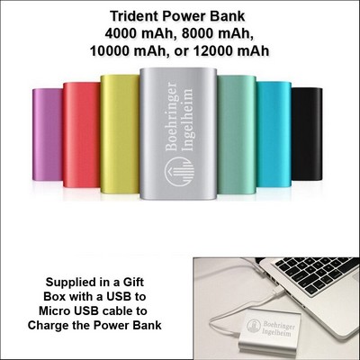 8000 mAh Trident Power Bank