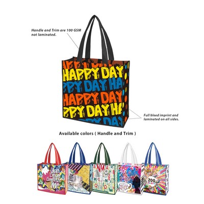 Custom All Sides Laminated Bag (13"X 13" X 5")