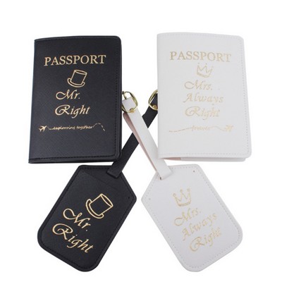 Honeymoon Travel Passport Holder Luggage Tags