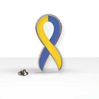 Express Lapel Pin - Awareness Ribbon (1.25" x 0.5")