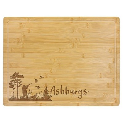 Bamboo Cutting Board w/Drip Ring (19 3/4" x 15")