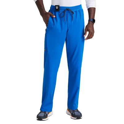 Grey's Anatomy Spandex Stretch - Men's Six-Pocket Straight leg Hudson Scrub Pant