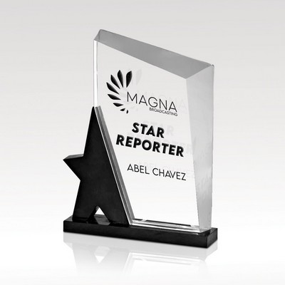 Beveled Crystal Award - Ionia 7.5"