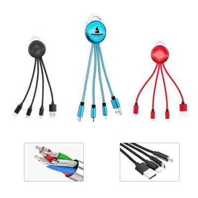4" 1 Luminous Charging Cable