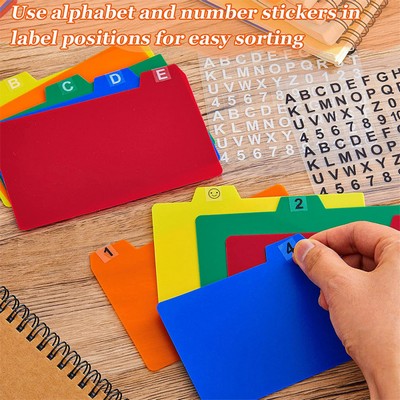 3x5" Index Card Business Card Divider