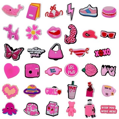 Shoe charms-Pink Life Series