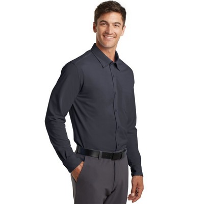 Port Authority Dimension Knit Dress Shirt.
