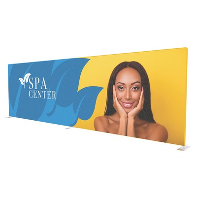 EZ Tube 25' Straight Single Sided with Black Back Fabric (Graphic Package)