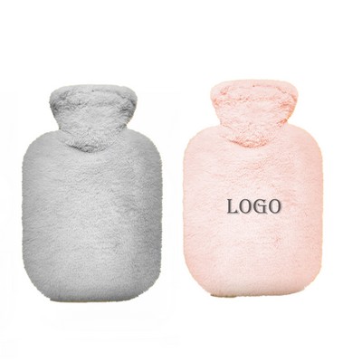 Rabbit Fur-Like PVC Hot Water Bottle