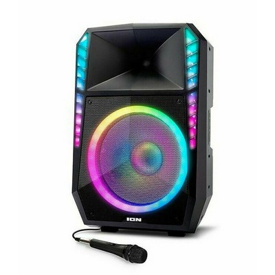 Ion Audio Total Pa Spartan Bluetooth Speaker System W/ Lights Stand & Microphone