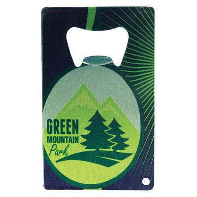 Stainless Steel Bottle Opener with Punch Hole