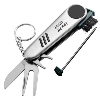 7-In-1 Golf Tool Keychain