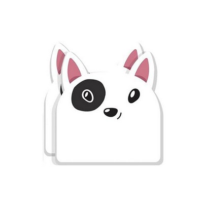 Custom 30 Sheets Paper Cute Dog Sticky Notes Post Notes