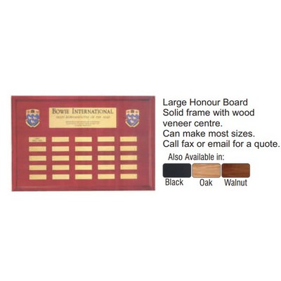 Large Honour Board - 18" x 24"