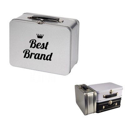Metal Handheld Can Lunch Box With Buckle
