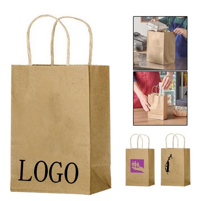 Natural Kraft Paper Shopping Bags