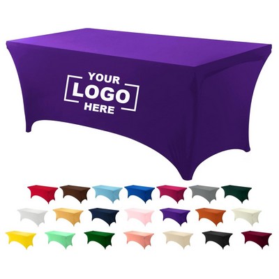 6' Spandex Tablecloth Stretch Fitted Table Cover