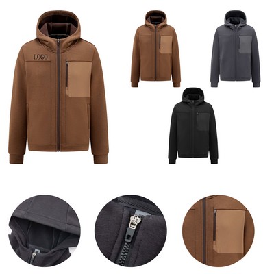 Thick Hooded Velvet Coat (M-5XL)