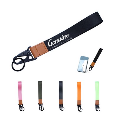 Soft Polyester Wrist Keychain