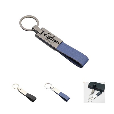 Lightweight PU Leather Keychain