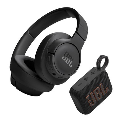 Tune 720BT Wireless Over Ear Headphones w/ Go 4 Bluetooth Speaker