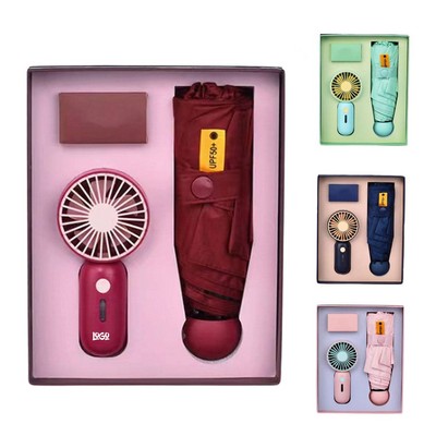 Fan Umbrella Gift Box