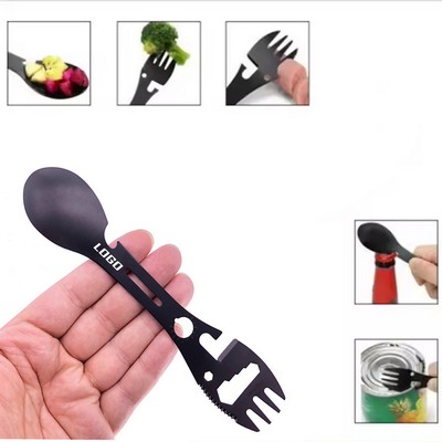 Outdoor 10" 1 Multifunctional Fork Spoon