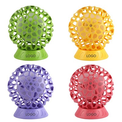 Creative Colorful LED Fan