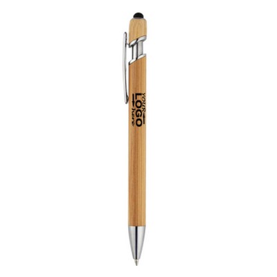 Bamboo Stylus Pen Touchscreen Ballpoint Writing Pen