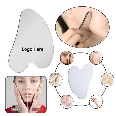Ergonomic Stainless Steel Gua Sha Tool For Face And Body