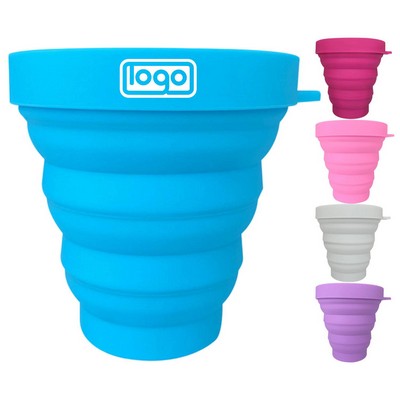 5oz Silicone Folding Retractable Cup