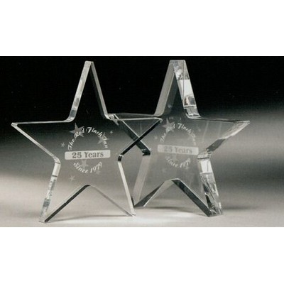 Mini Star Paperweight Award (5"x3/8")