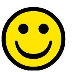 Smiley Face Symbol Promotional Magnet w/ Strip Magnet (6")