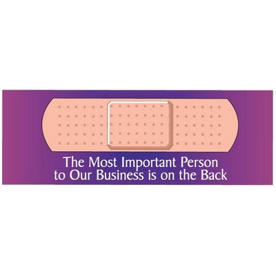 Adhesive Bandage Panoramic Photo Hand Mirror (1 5/8"x4 5/8")