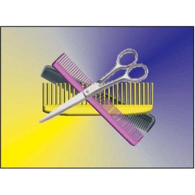 Beautician Combo Metal Photo Magnet (2 1/2"x3 1/2")