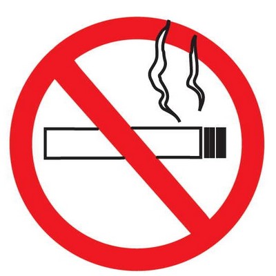 No Smoking Sign Maxi Magnet (3 Square Inch)