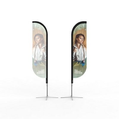 10' Single Sided Feather Banner