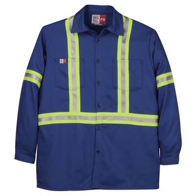 7 Oz. Westex® UltraSoft® Industrial Work Shirt w/Reflective Tape