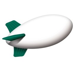 Helium Inflated Blimp, Full-Digital Imprint (20'L x 7'Dia ) 20' x 7'