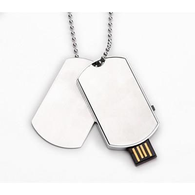 1 GB Dog Tag USB Flash Drive