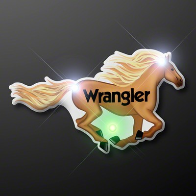 Blinky LED Horse Pin Body Lights - PRINTED