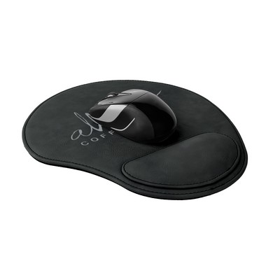 Leatherette Mouse Pad (Black)