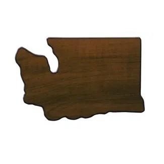 Washington State Shaped Plaque (6½"x10")