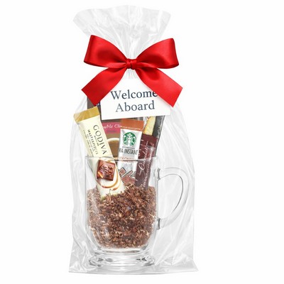 Best of Godiva, Starbucks, & Ghirardelli Glass Gift Mug