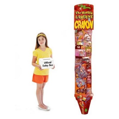 The World's Largest 8' Crayon - Toy Filled