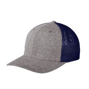 Port Authority ® Flexfit ® Melange Mesh Back Trucker Cap