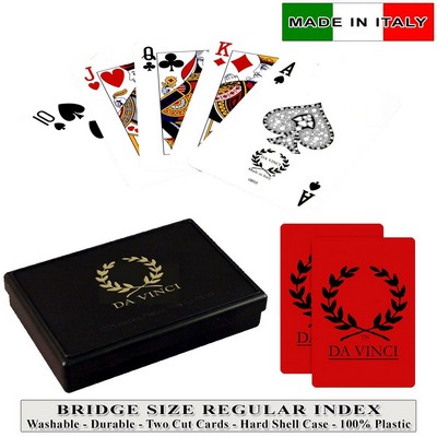 DA VINCI Plastic playing cards - Palermo - Bridge Size, Normal Index